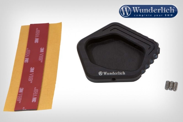 Afbeeldingen van Side stand enlarger BMW S1000R '17-- black Wunderlich