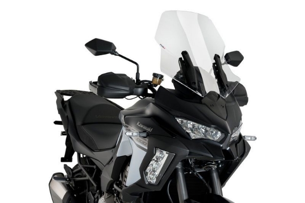 Afbeeldingen van Vervangingsruit touring Puig Kawasaki Versys 1000 Tourer/ Grand Tourer/ SE '19- transparant