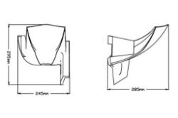 Afbeeldingen van Achterspatbord Puig carbon look Yamaha XT700Z Tenere '19-
