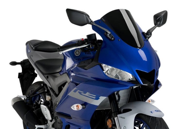 Afbeeldingen van Vervangingsruit jetstream Puig Yamaha R3 '19- -zwart