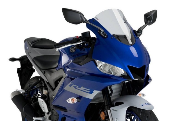 Afbeeldingen van Vervangingsruit jetstream Puig Yamaha R3 '19- -transparant