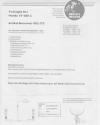 Afbeeldingen van Custom Twinlight Set Hepco&Becker chroom Honda VT600C 1992-