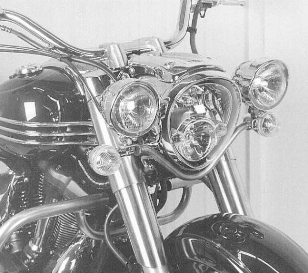 Afbeeldingen van Custom Twinlight Set Hepco&Becker chroom Yamaha XV1900 Midnight Star
