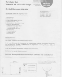 Afbeeldingen van Custom Twinlight Set Hepco&Becker chroom Yamaha XV750/1100