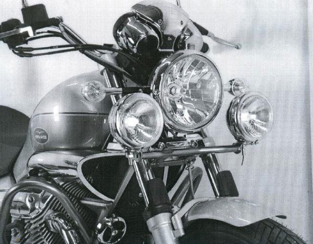 Afbeeldingen van Custom Twinlight Set Hepco&Becker chroom Moto Guzzi NEVADA CLASSIC 750i.e. 2004-