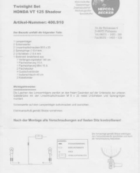 Afbeeldingen van Custom Twinlight Set Hepco&Becker chroom Honda VT125