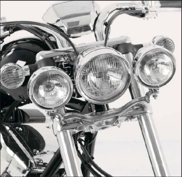 Afbeeldingen van Custom Twinlight Set Hepco&Becker chroom Honda VT1300CX ABS 2010-