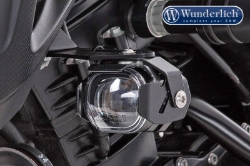 Afbeeldingen van LED additional headlight MicroFlooter for vehicle install BMW F800R - black Wunderlich