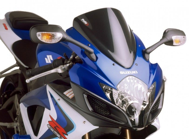 Afbeeldingen van Vervangingsruit Puig Jetstream Suzuki GSX-R600/750 '06-07-Zwart