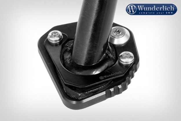 Afbeeldingen van Side stand enlarger BMW G310GS - black Wunderlich