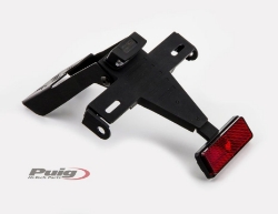 Afbeeldingen van Kentekenplaathouder zwart Puig Yamaha YZF-R6 '06-07