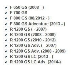 Afbeeldingen van Wunderlich Topcase Rack for original Topcase-Topcase Reling diverse GS modellen schwarz