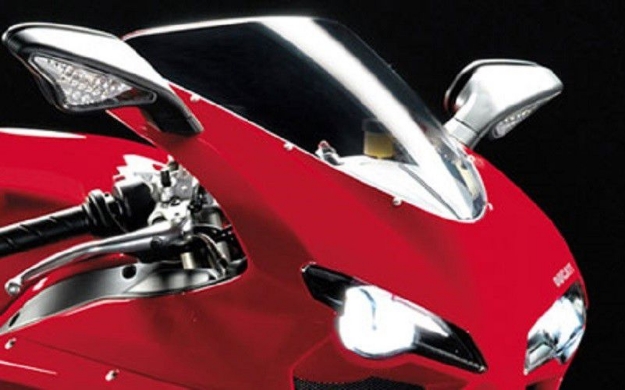 Afbeeldingen van Vervangingsruit standaard Ducati 848/1098/1198-zwart