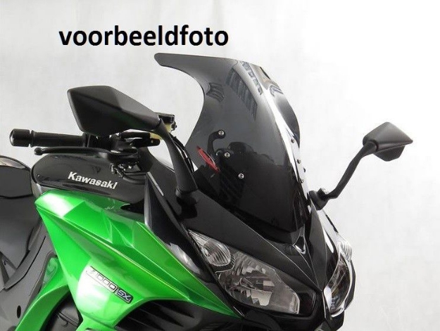 Afbeeldingen van Vervangingsruit standaard Kawasaki Z1000SX '11-'16-zwart