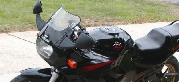 Afbeeldingen van Vervangingsruit standaard Suzuki GSX 600F -'97-licht getint