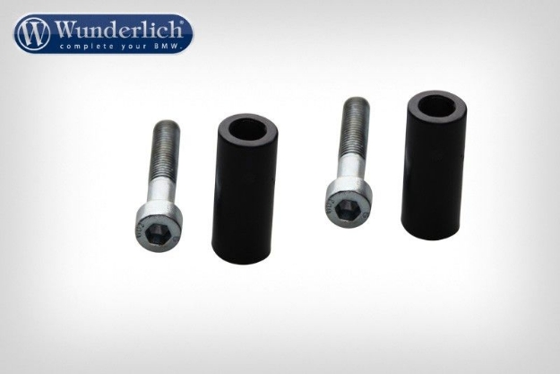 Afbeeldingen van Mirror extension enlargement - 25mm - black diverse BMW modellen Wunderlich