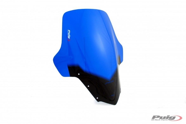 Afbeeldingen van Vervangingsruit touring Puig Yamaha FZ1 Fazer '06-'16-blauw