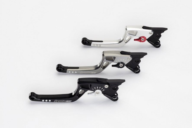 Afbeeldingen van ABM Synto EVO remhendel BMW R1200GS LC / Adventure zilver/blauw (BH32SE)