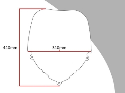 Afbeeldingen van Vervangingsruit touring / flip-up Suzuki GSX600F/ GSX750F '98-'04-licht getint