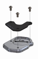 Afbeeldingen van Zijstandaard vergroter Hepco&Becker Moto Guzzi V85TT/ Travel ‘20-