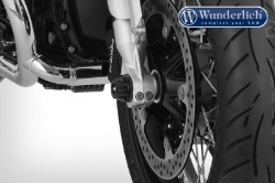 Afbeeldingen van Crash protectors front wheel DOUBLESHOCK front diverse BMW modellen - black Wunderlich