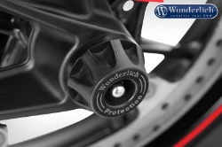 Afbeeldingen van Crash Protectors DoubleShock front BMW S1000R '14-/ S1000RR -'16 - black Wunderlich