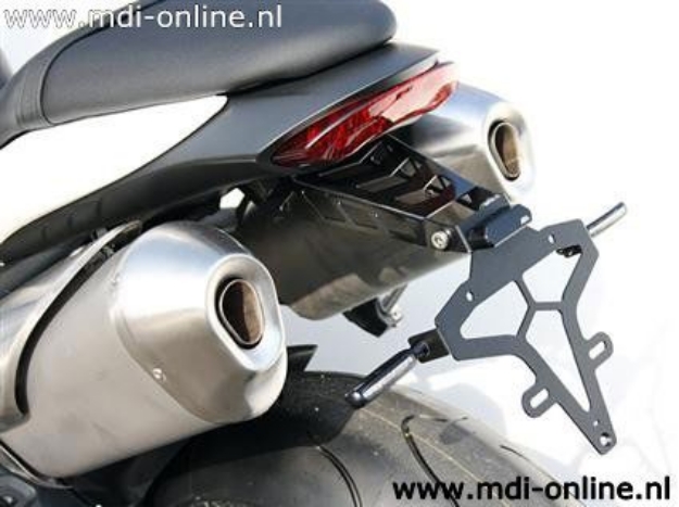 Afbeeldingen van Kentekenplaathouder ABM Triumph SPEED TRIPLE 1050 2011-