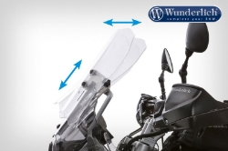 Afbeeldingen van Windscreen TOURING VARIO BMW F700GS - clear Wunderlich