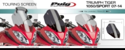 Afbeeldingen van Vervangingsruit touring Puig Triumph Tiger 1050 '07-'13 / Sport '13-'15