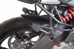Afbeeldingen van Achterspatbord Puig carbon look Kawasaki Versys 650 '07-