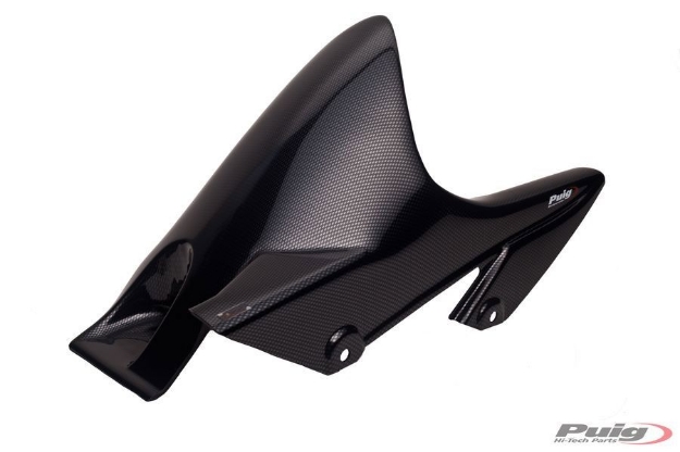 Afbeeldingen van Achterspatbord carbon look Puig Kawasaki Z1000 '07-09 / Z750R '11-12