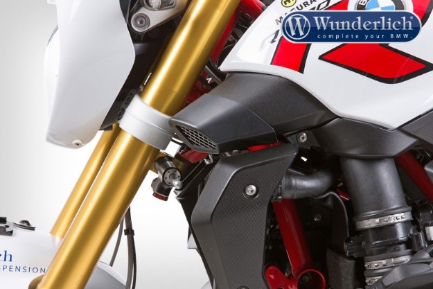 Afbeeldingen van Intake pipe cover BMW R1200R LC - black Wunderlich