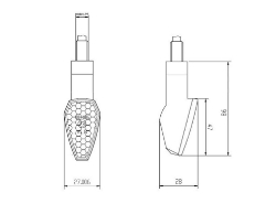 Afbeeldingen van Knipperlichten LED Puig model Pelican lange uitvoering