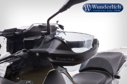 Afbeeldingen van Hand guard extension CLEAR PROTECT diverse BMW modellen - smoked grey Wunderlich