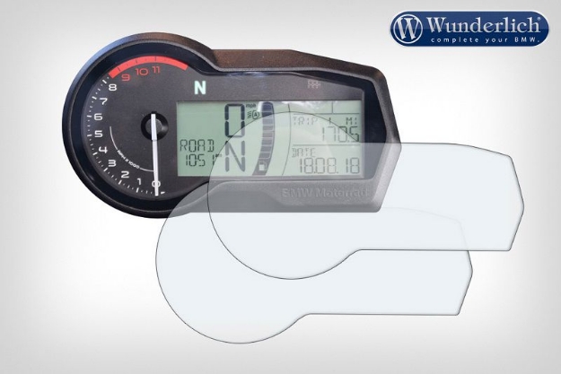 Afbeeldingen van Display Protection Sticker Wunderlich voor diverse BMW F modellen