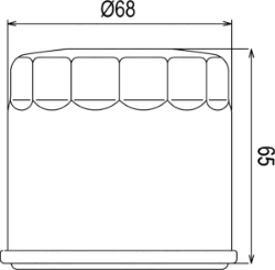 Afbeeldingen van Oliefilter Champion COF038 voor Aprilia/Cagiva/Husqvarna/Kawasaki/Suzuki