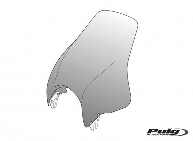 Afbeeldingen van Windscherm Puig Plus donker getint