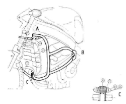 Afbeeldingen van Valbeugel zwart Hepco&Becker Honda X-11 '00-03