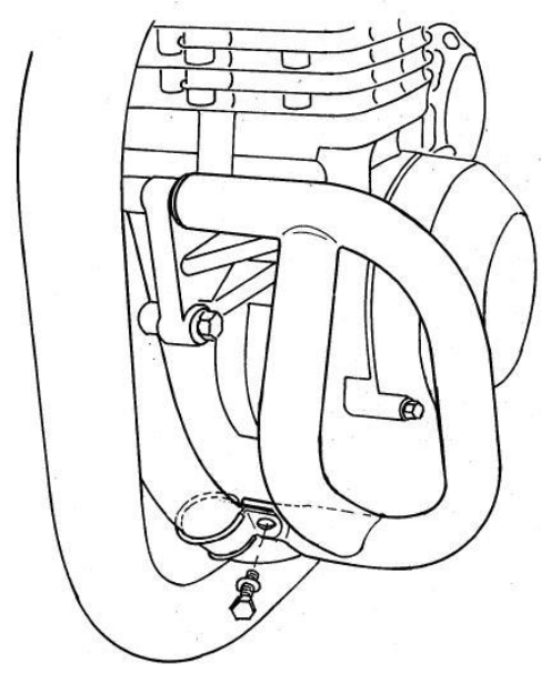Afbeeldingen van Valbeugel chroom Hepco&Becker Kawasaki ZEPHYR 1100 '92-98