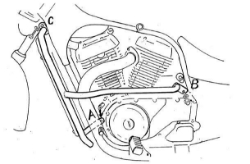 Afbeeldingen van Valbeugel chroom Hepco&Becker Suzuki VS600 '95-97