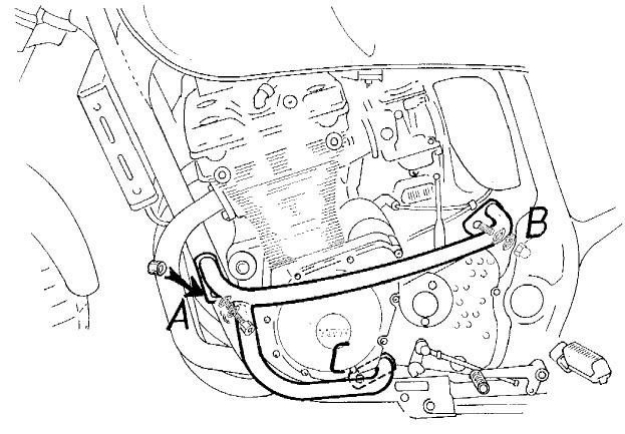 Afbeeldingen van Valbeugel chroom Hepco&Becker Suzuki GSX750 '98-03