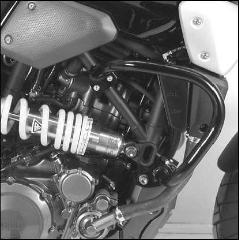 Afbeeldingen van Valbeugel zwart Hepco&Becker Yamaha MT-03 '06-13