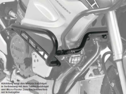 Afbeeldingen van Valbeugel zwart Hepco&Becker voor Yamaha XT1200Z Super Tenere '10-20