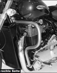 Afbeeldingen van Valbeugel Hepco&Becker chroom Triumph THUNDERBIRD 1600/ 1700 '09-