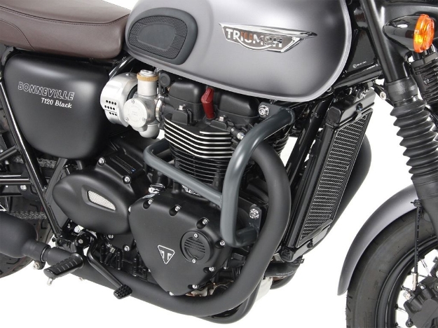 Afbeeldingen van Valbeugel zwart Hepco&Becker Triumph Bonneville T100/ Black '17-