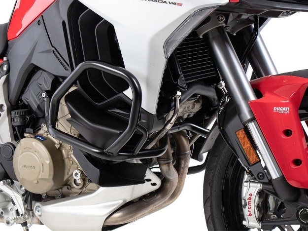 Afbeeldingen van Valbeugel zwart Hepco&Becker voor Ducati Multistrada V4 / S / S Sport '21-
