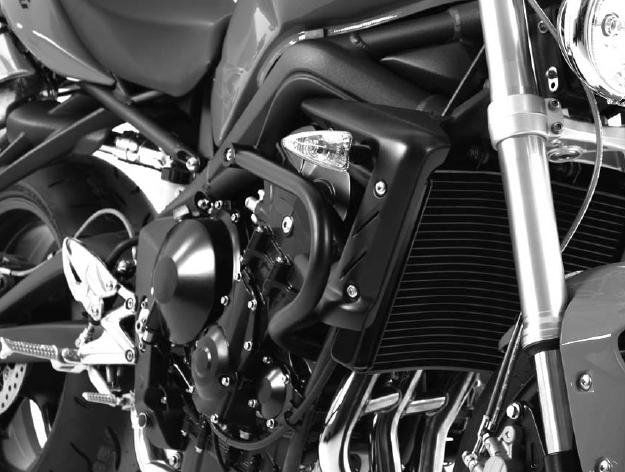 Afbeeldingen van Valbeugel zwart Hepco&Becker Triumph STREET TRIPLE 675/R '07-12