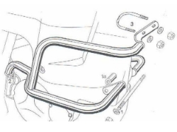 Afbeeldingen van Valbeugel zwart Hepco&Becker voor Suzuki DR800S BIG '91-97