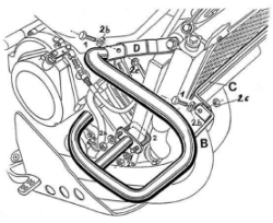 Afbeeldingen van Valbeugel wit Hepco&Becker voor Yamaha XTZ750 SUPER TÉNÉRÉ '89-97