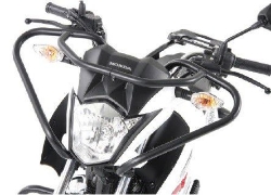 Afbeeldingen van Valbeugel zwart voorzijde Hepco&Becker Honda CB125F '15-20